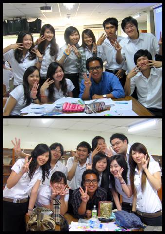 บรรยากาศในห้องเรียนเภสัชฯ